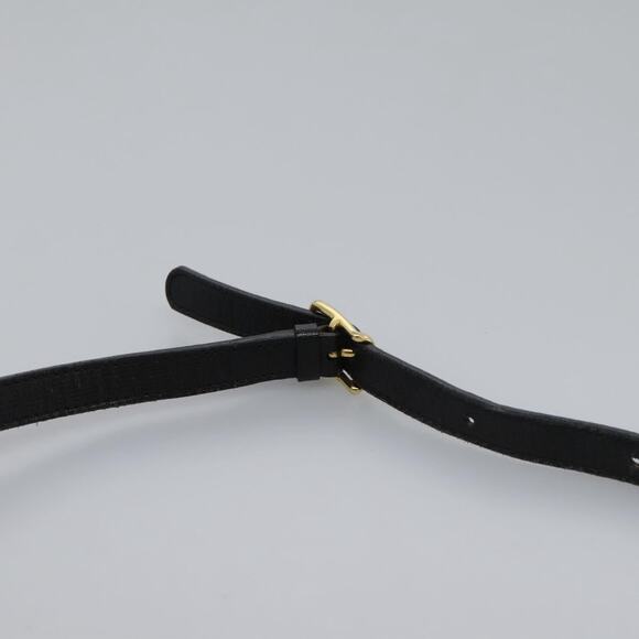 CELINE Shoulder Bag Leather Black Gold - Picture 8 of 13